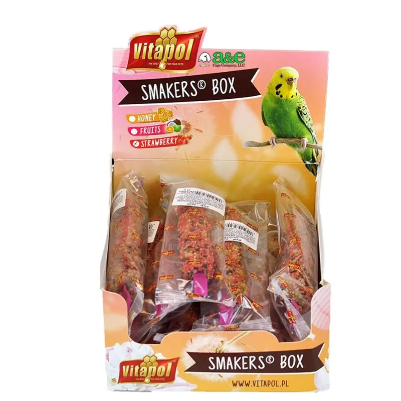 A&E Strawberry Smakers for Parakeets