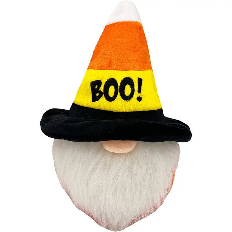 Huxley & Kent Lulubelles Candy Corn Gnome Squeaker Dog Toy