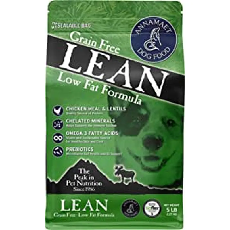 Annamaet Lean Dog Food Grain-Free Chicken Formula 5lb