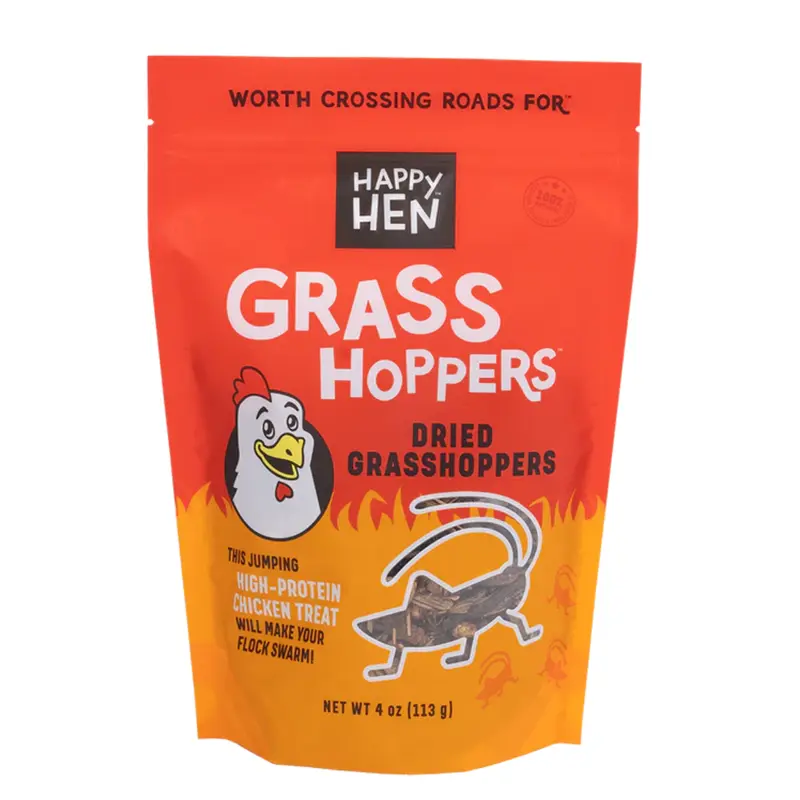 Happy Hen Treats Grass Hoppers Chicken Treats 5oz