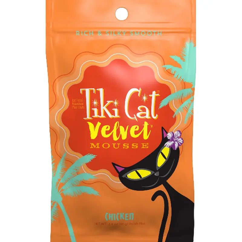 Tiki Cat Velvet Mousse Chicken Pouch