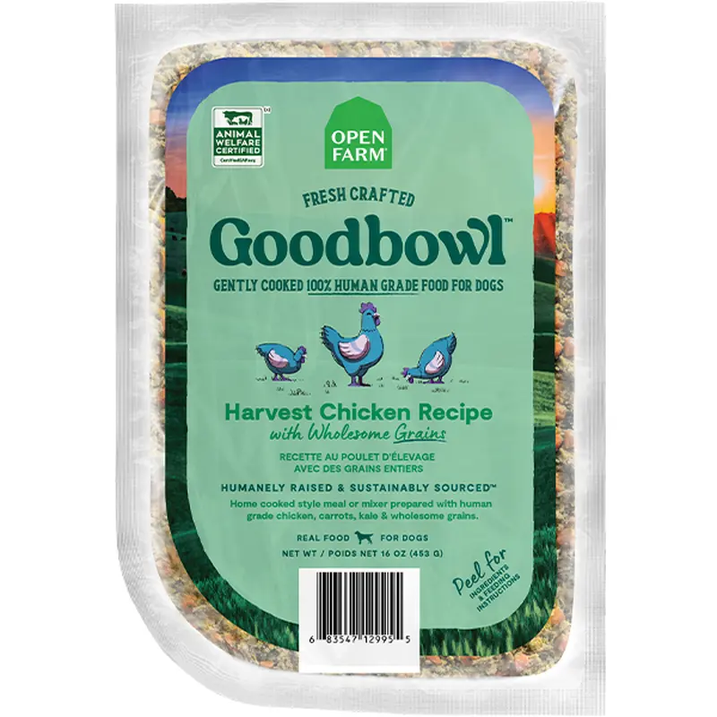 Open Farm Dog Goodbowl HarvestChicken&WholesomeGrains 16oz