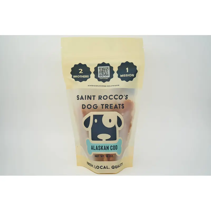 Saint Rocco's Dog Treats Alaskan Cod 3oz
