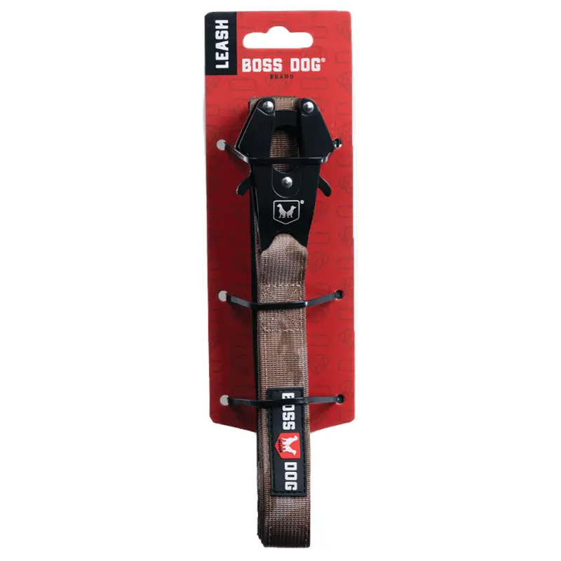 Boss Dog Tactical Dog Leash 6ft 1in Tan Camo