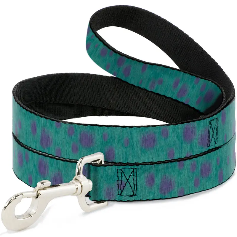 Dog Leash - Monsters Inc. Sulley Bounding Spots Blue/Purple