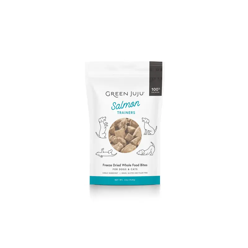 Green Juju Freeze Dried Salmon Trainer Treats (2.5OZ)