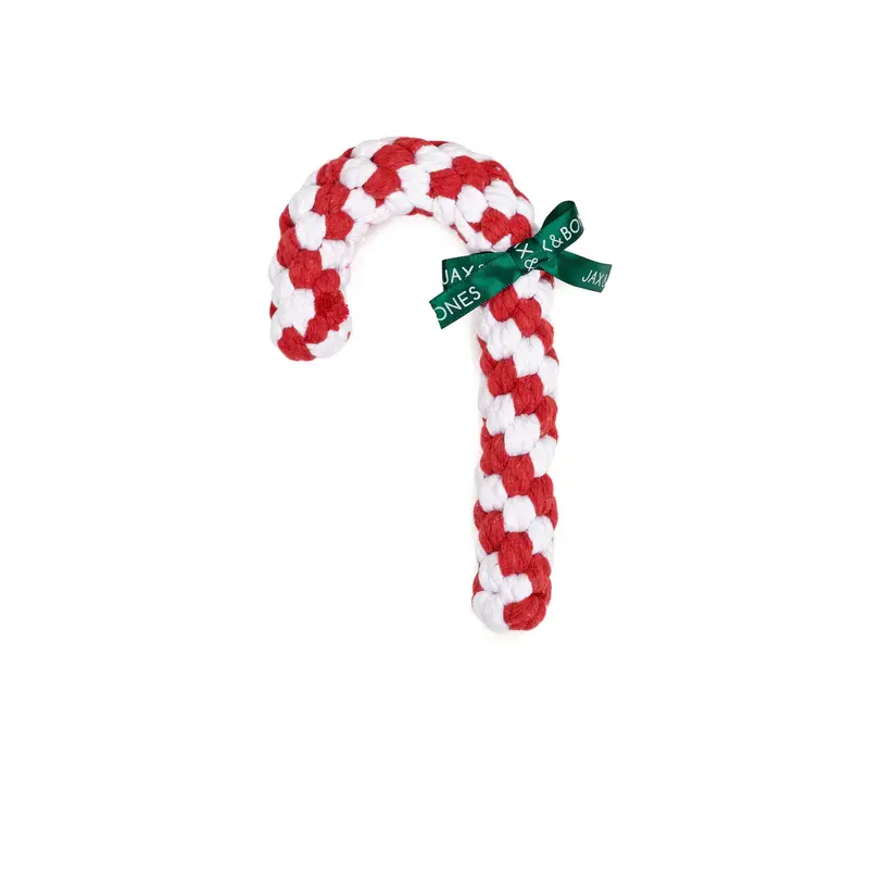Jax & Bones Candy Cane Rope Toy
