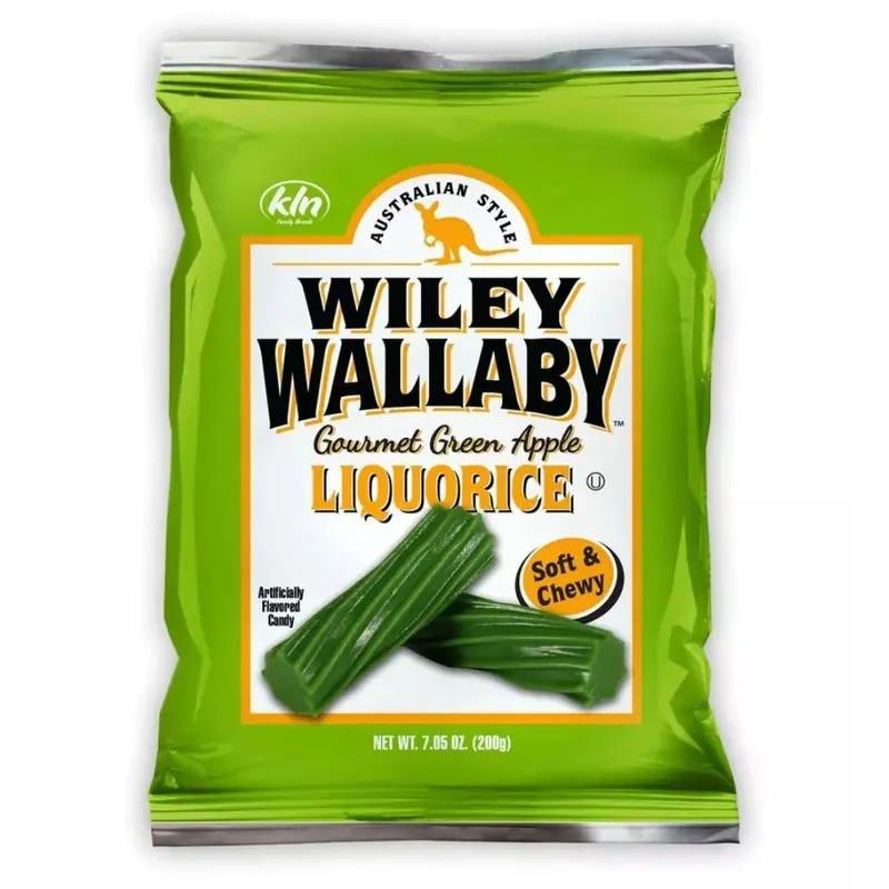 Wiley Wallaby Green Apple Licorice 7.05oz