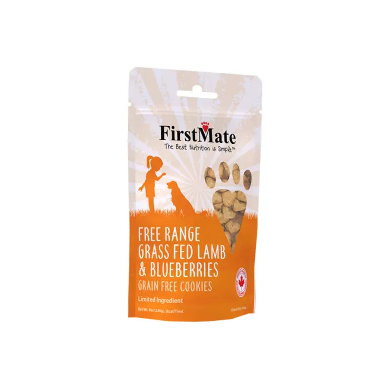 FirstMate Free Range Lamb & Blueberry Dog Treats 8oz