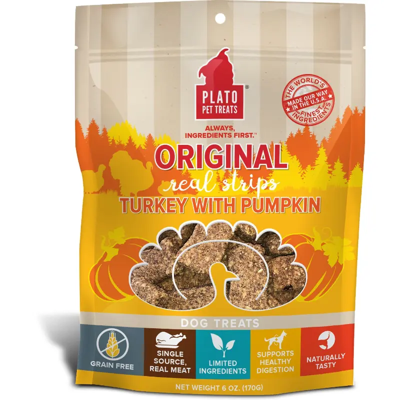 Plato Strips Turkey with Pumpkin