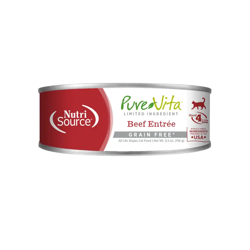 Pure Vita Cat Grain-Free Beef Entree