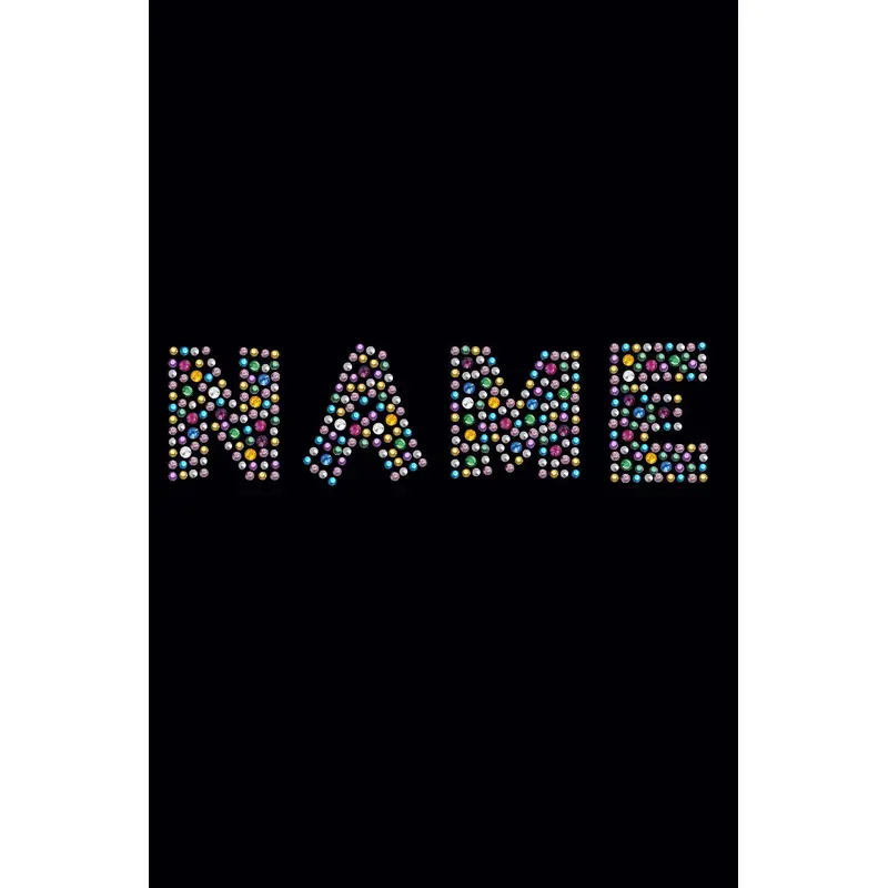 Custom Name - Multicolor - Dog Tank