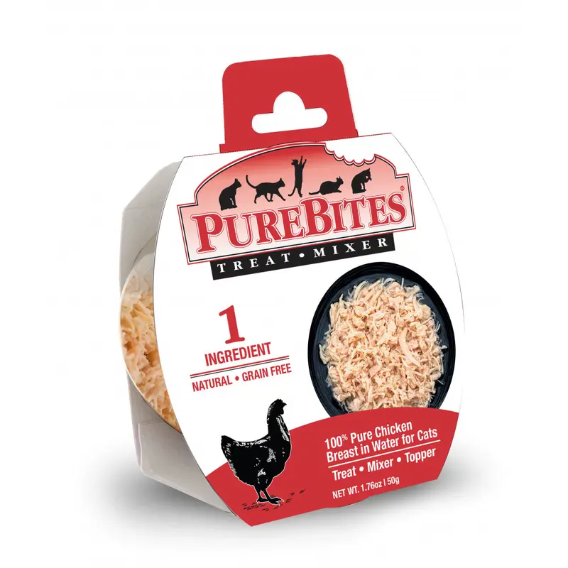 PureBites Mixers Chicken Breast in Water Cat Food Topper Treat