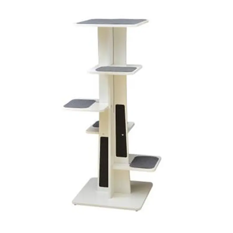 PetPals Modern Tower Multi-Level Cat Tree with Natural Sisal Scratching Pads