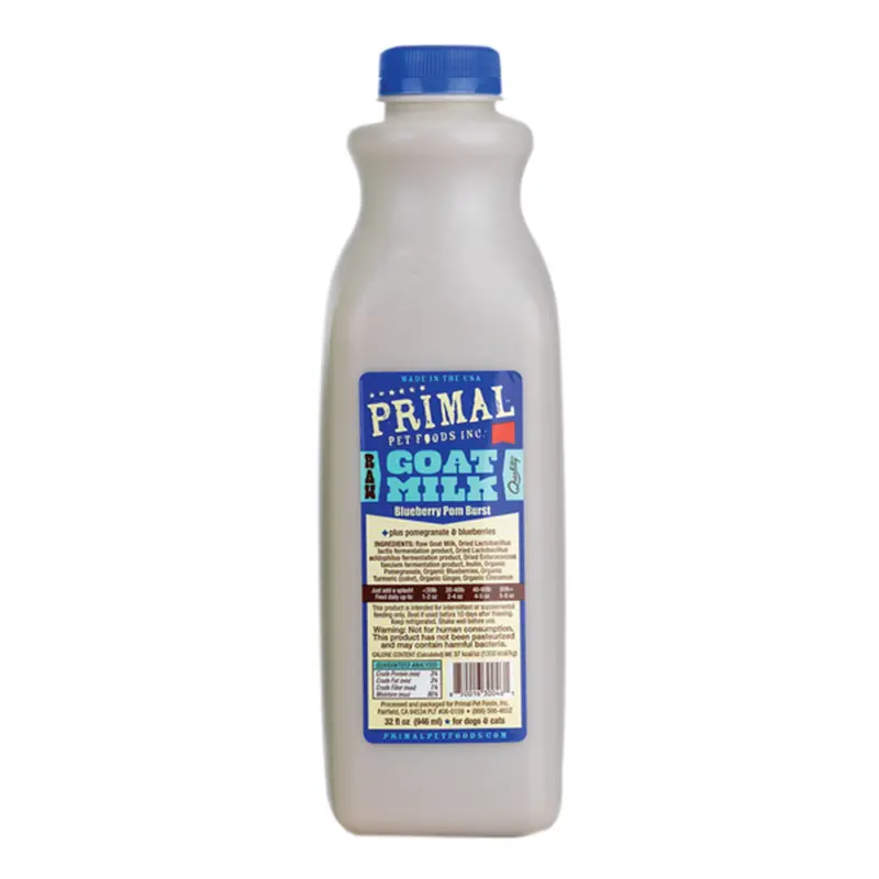 Primal Blueberry Pom-Burst Goat Milk 1 qt.