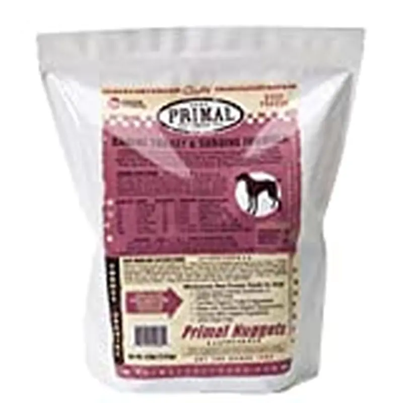 Primal Pet Food Raw Diet, Canine Turkey & Sardine Formula, 3-Pound Nuggets