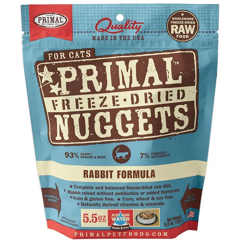 Rabbit Formula Grain-Free Freeze-Dried Cat Food, 5.5 oz