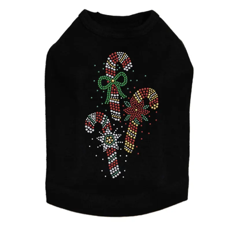 Candy Canes  - Dog Tee
