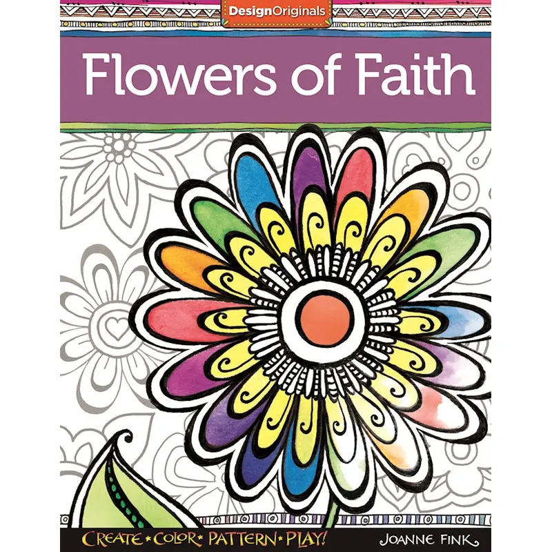 Flowers of Faith Coloring Book