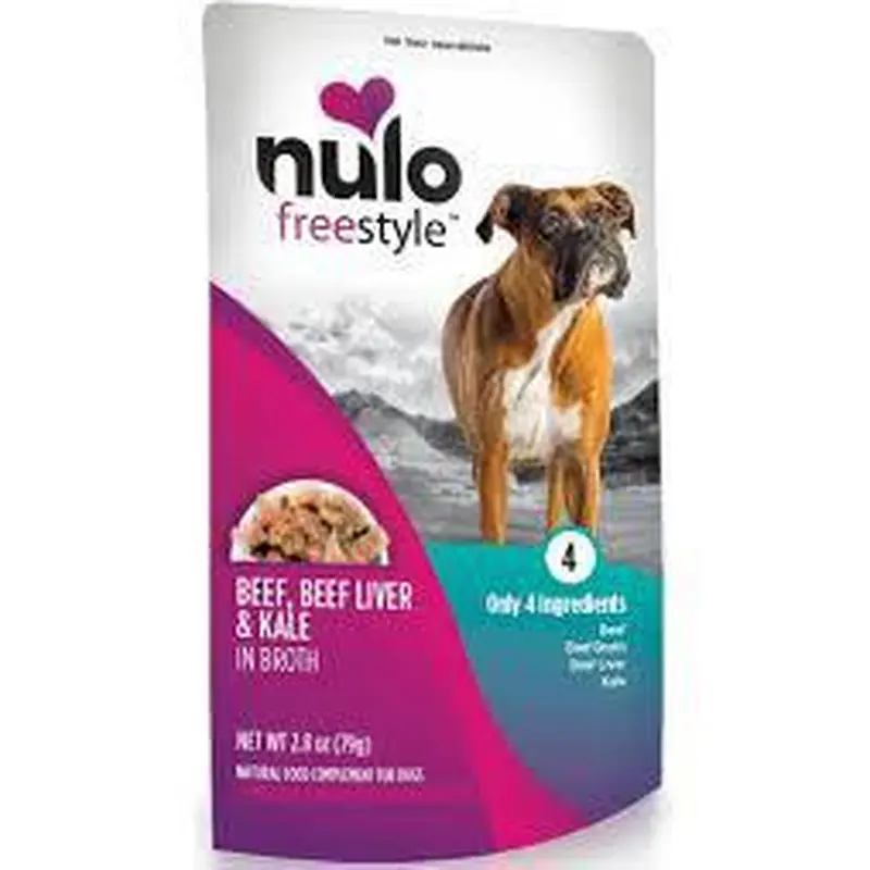 Nulo Dog Pouch Topper Beef, Beef Liver & Kale