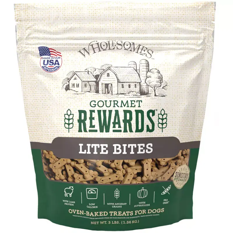 Wholesomes Adult Lite Bites Dog Treats (3lb)