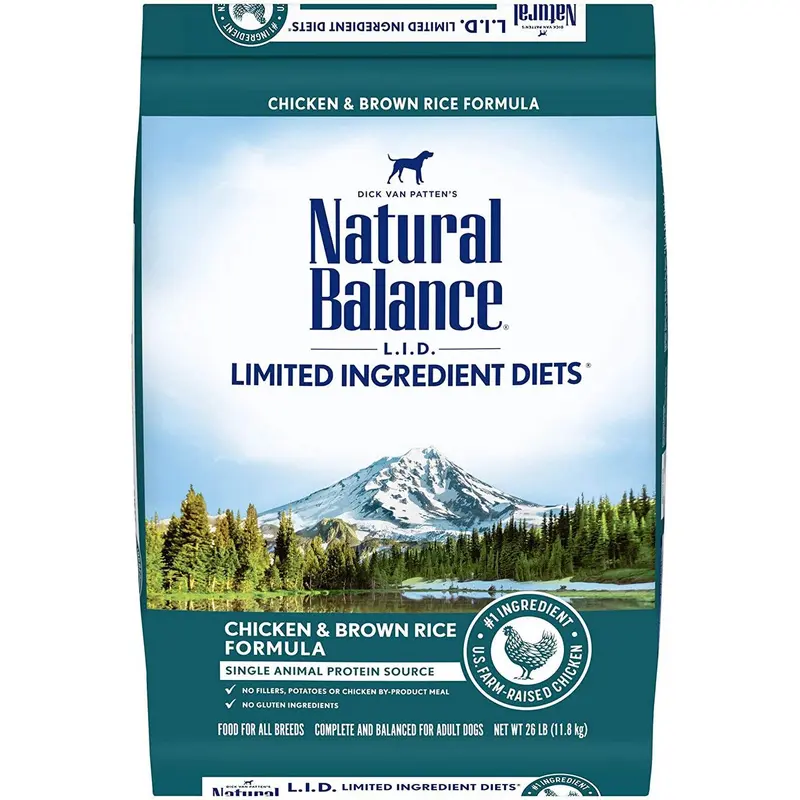 Natural Balance LID Limited Ingredient Diet Dry Dog Food - Chicken & Rice - 26lb
