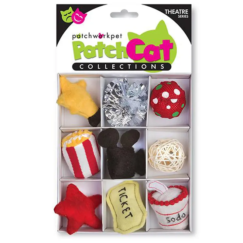 Patchwork Pet Theatre Box 7" Cat Toy
