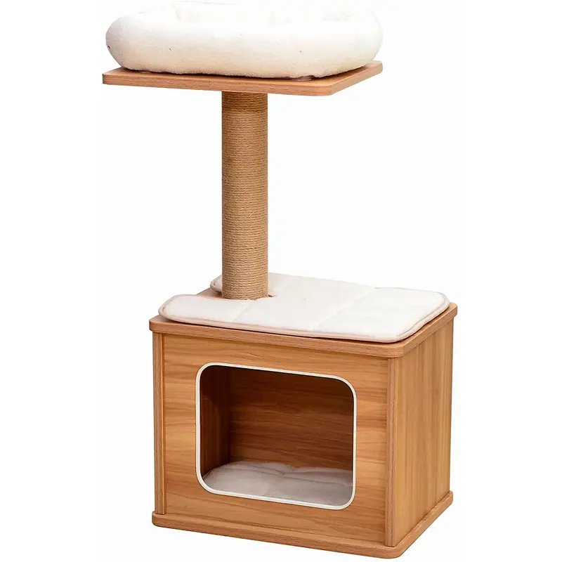 Petpals Catry 29.7-in Modern Jute Cat Tree & Condo