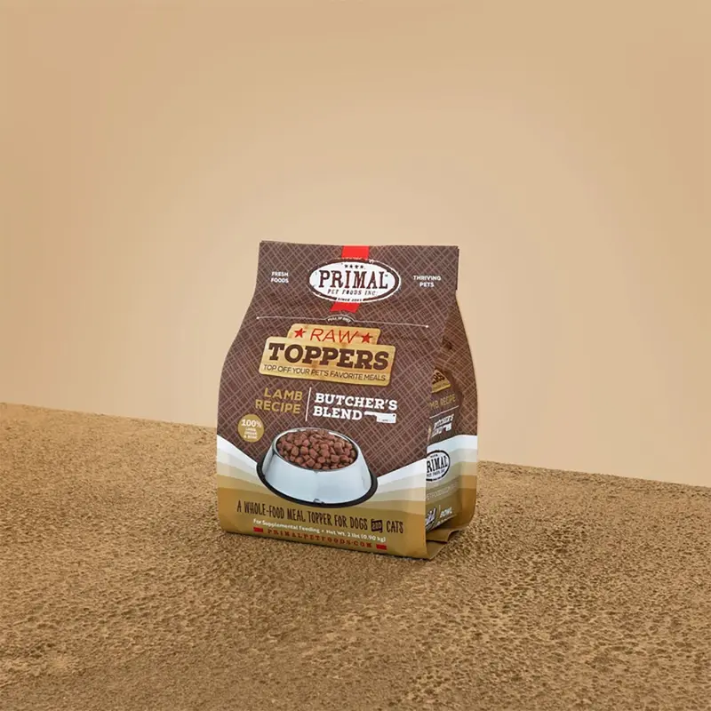 Primal Butcher's Blend Raw Toppers Lamb Formula Cat & Dog Food 2lb