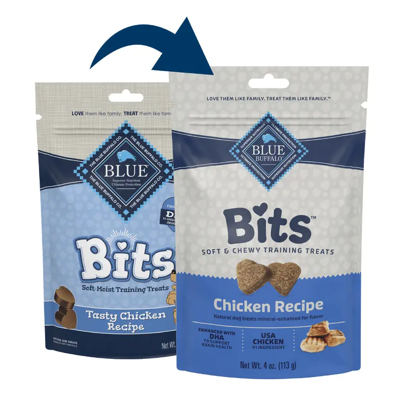 Blue Buffalo Blue Bits Soft Training Treats Tasty Chicken Recipe