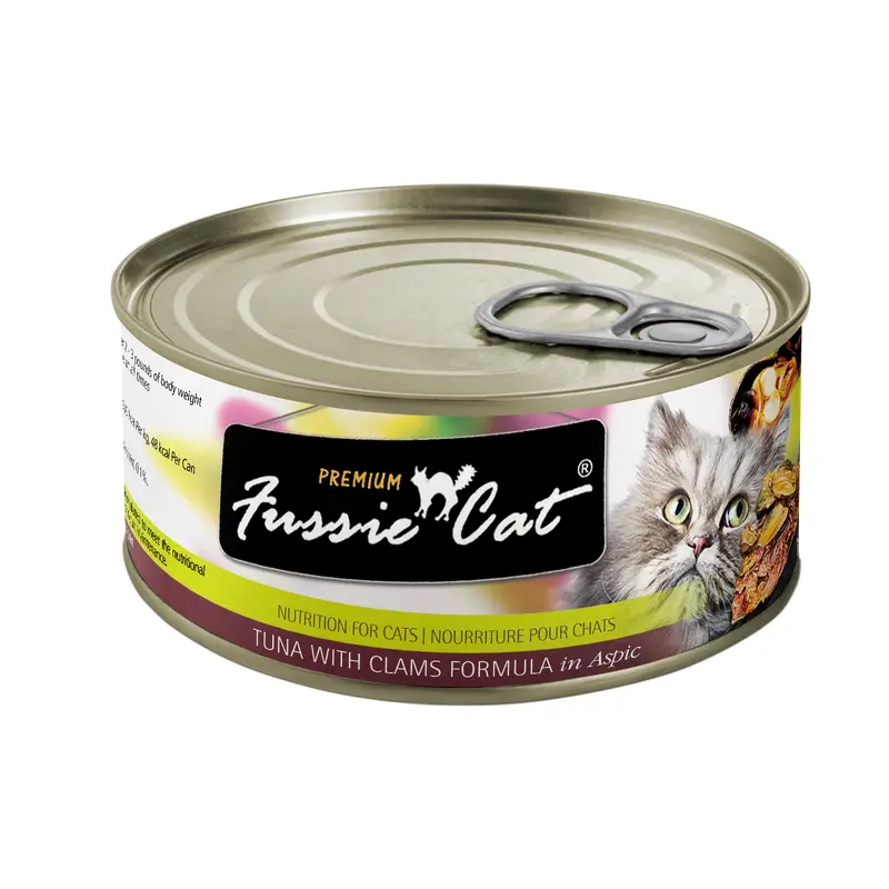Fussie Cat Premium- Tuna With Clams Formula In Aspic (2.82oz)