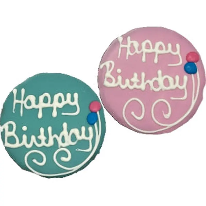 Happy Birthday Round Cookie