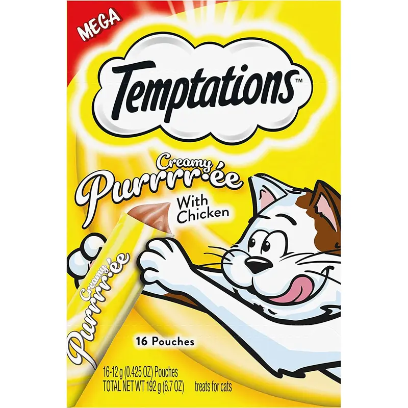 Temptations Creamy Chicken Cat Treat (6.7oz)