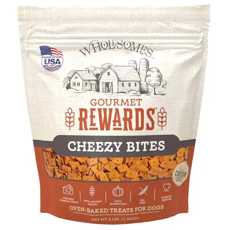 Wholesomes Adult Cheesy Bites Dog Treats (3lb)